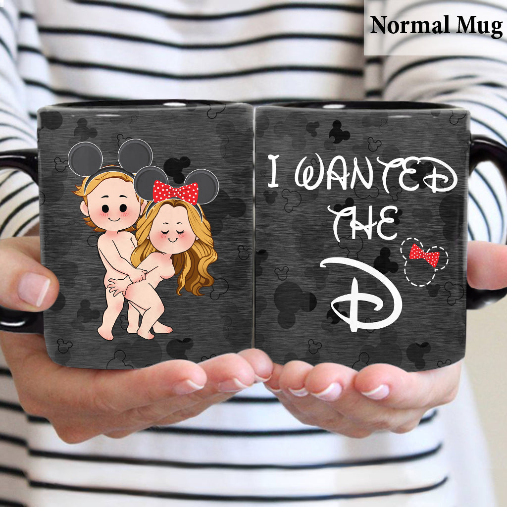 I Wanted The D I Gave Her The D Mouse Ears Couple - Personalized Couple Mug