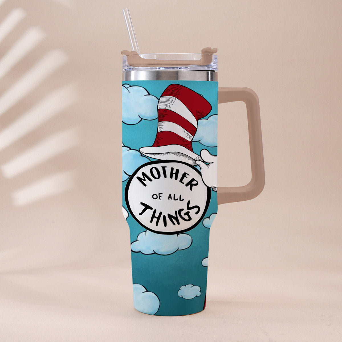 Any Title's Of All Things - Personalized Mother Tumbler With Handle