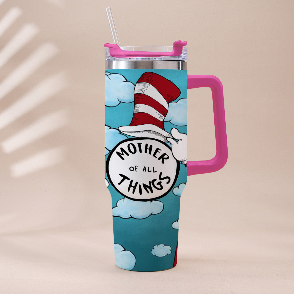 Any Title's Of All Things - Personalized Mother Tumbler With Handle