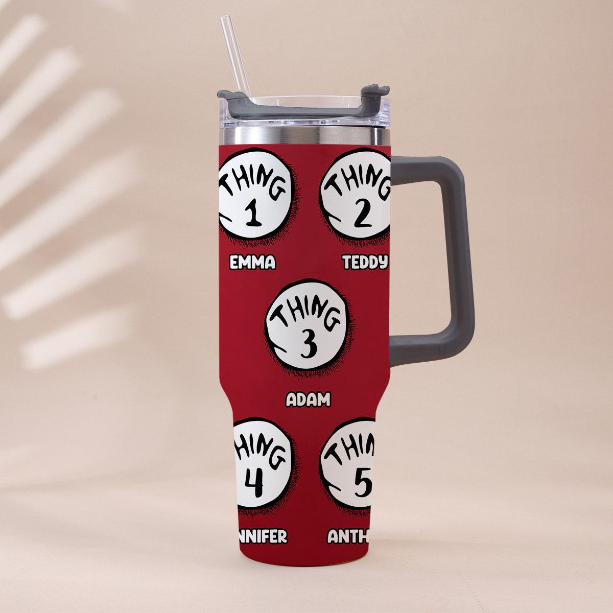 Any Title's Of All Things - Personalized Mother Tumbler With Handle