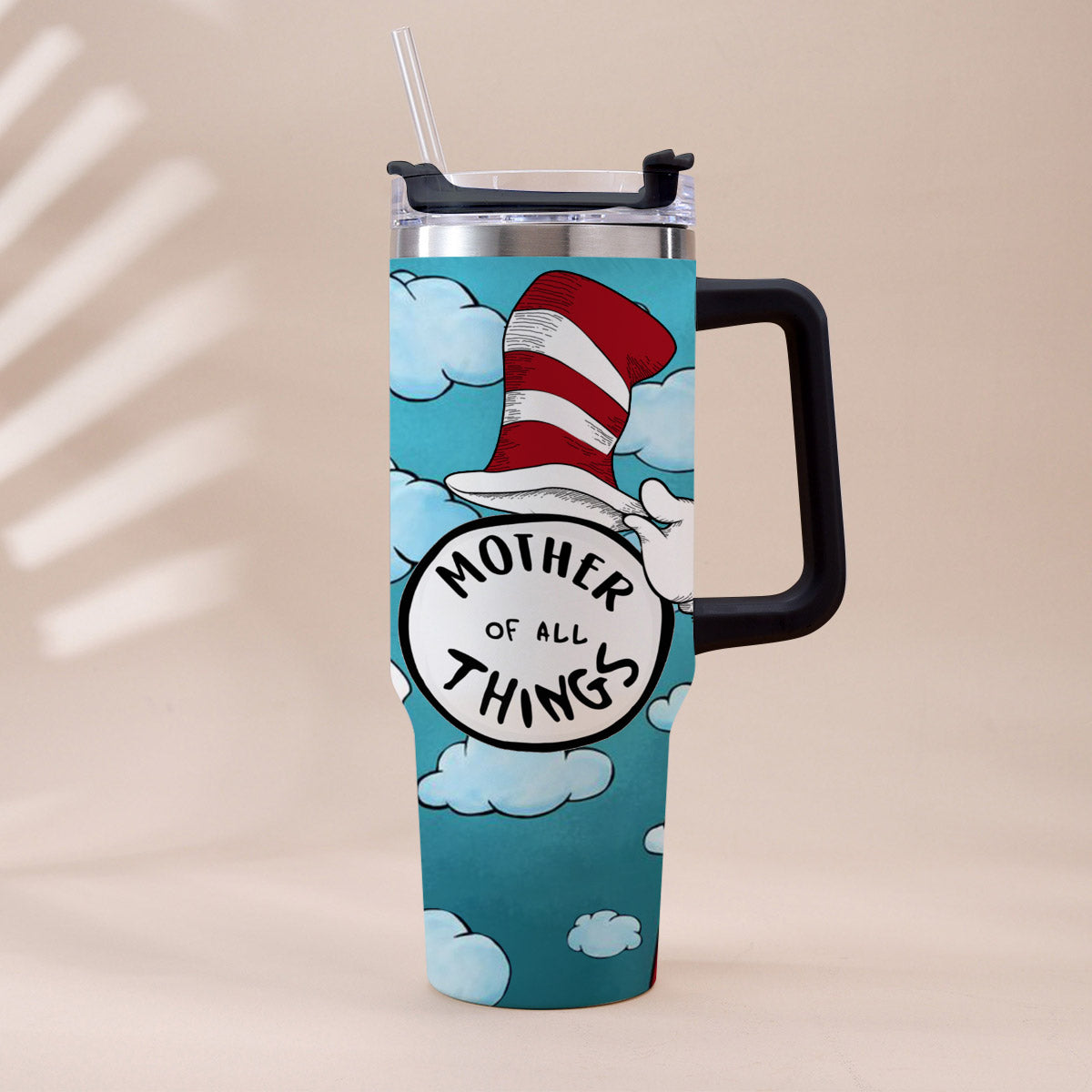 Any Title's Of All Things - Personalized Mother Tumbler With Handle