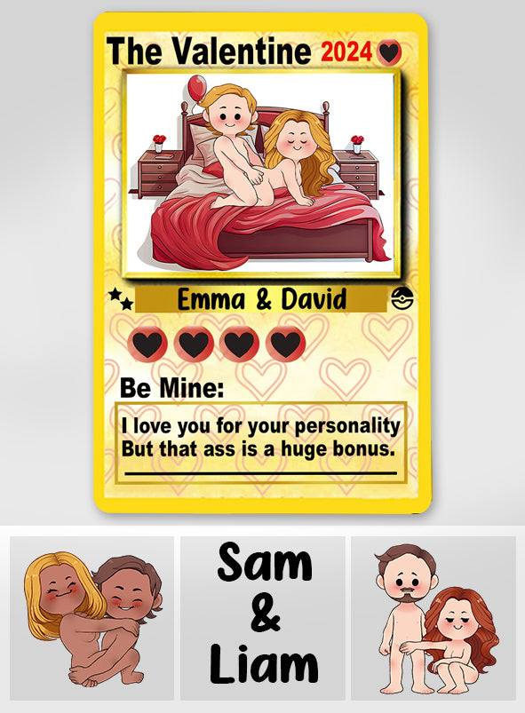 I Choose You - Personalized Couple Wallet Insert Card