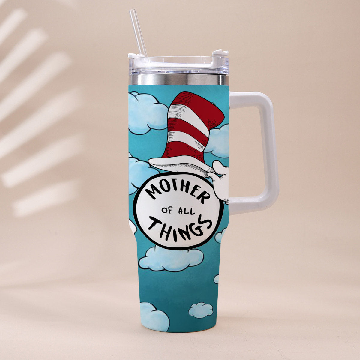 Any Title's Of All Things - Personalized Mother Tumbler With Handle