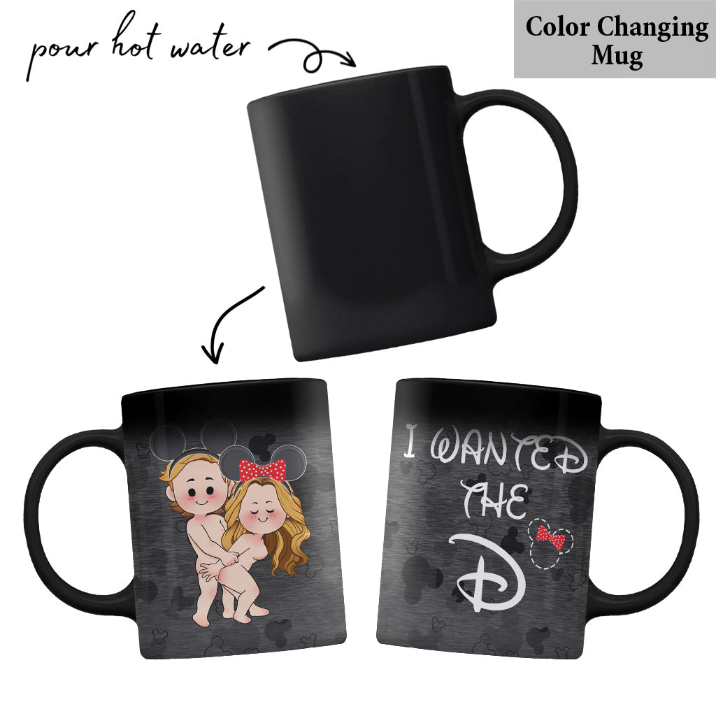I Wanted The D I Gave Her The D Mouse Ears Couple - Personalized Couple Mug