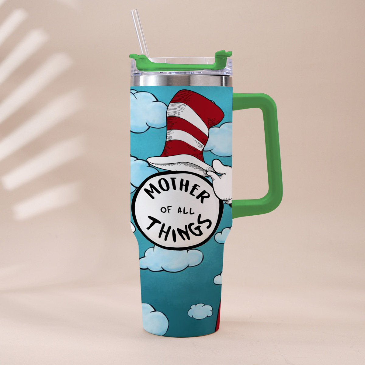 Any Title's Of All Things - Personalized Mother Tumbler With Handle