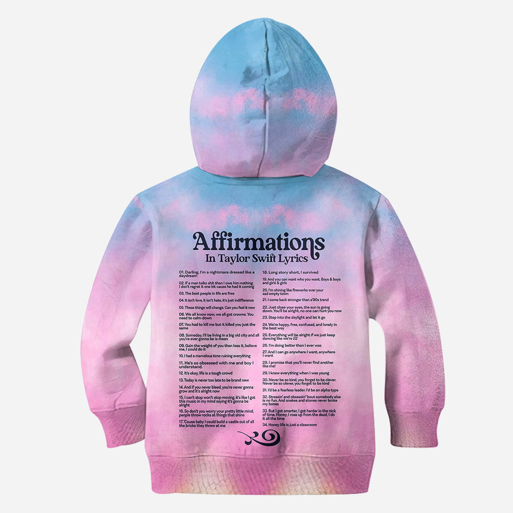 Affirmations in Miss American Lyrics - Personalized Tay-tay Lover All Over Shirt