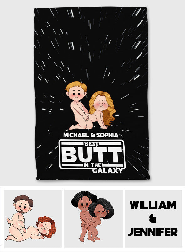 Best Butt In The Galaxy - Personalized The Force Towel