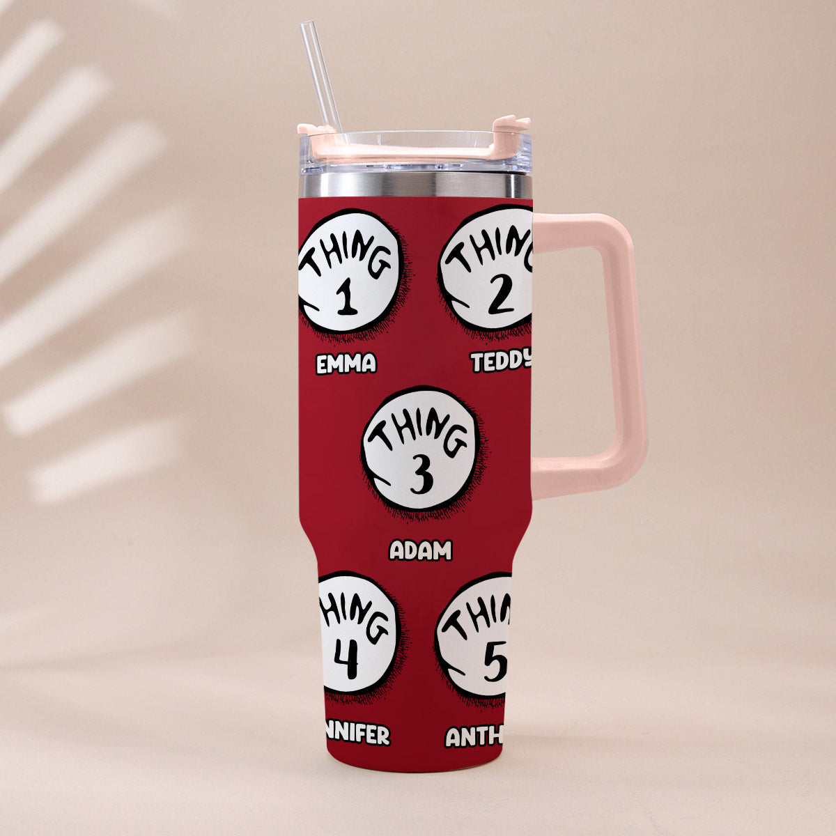 Any Title's Of All Things - Personalized Mother Tumbler With Handle