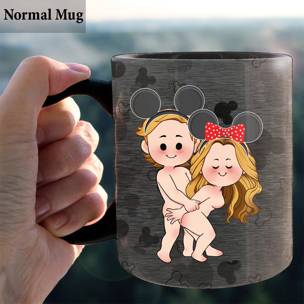 I Wanted The D I Gave Her The D Mouse Ears Couple - Personalized Couple Mug