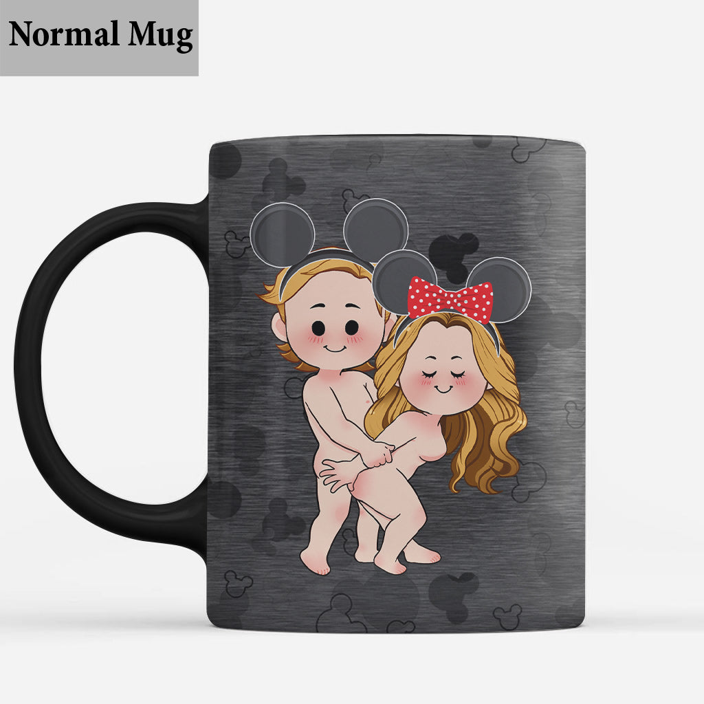 I Wanted The D I Gave Her The D Mouse Ears Couple - Personalized Couple Mug