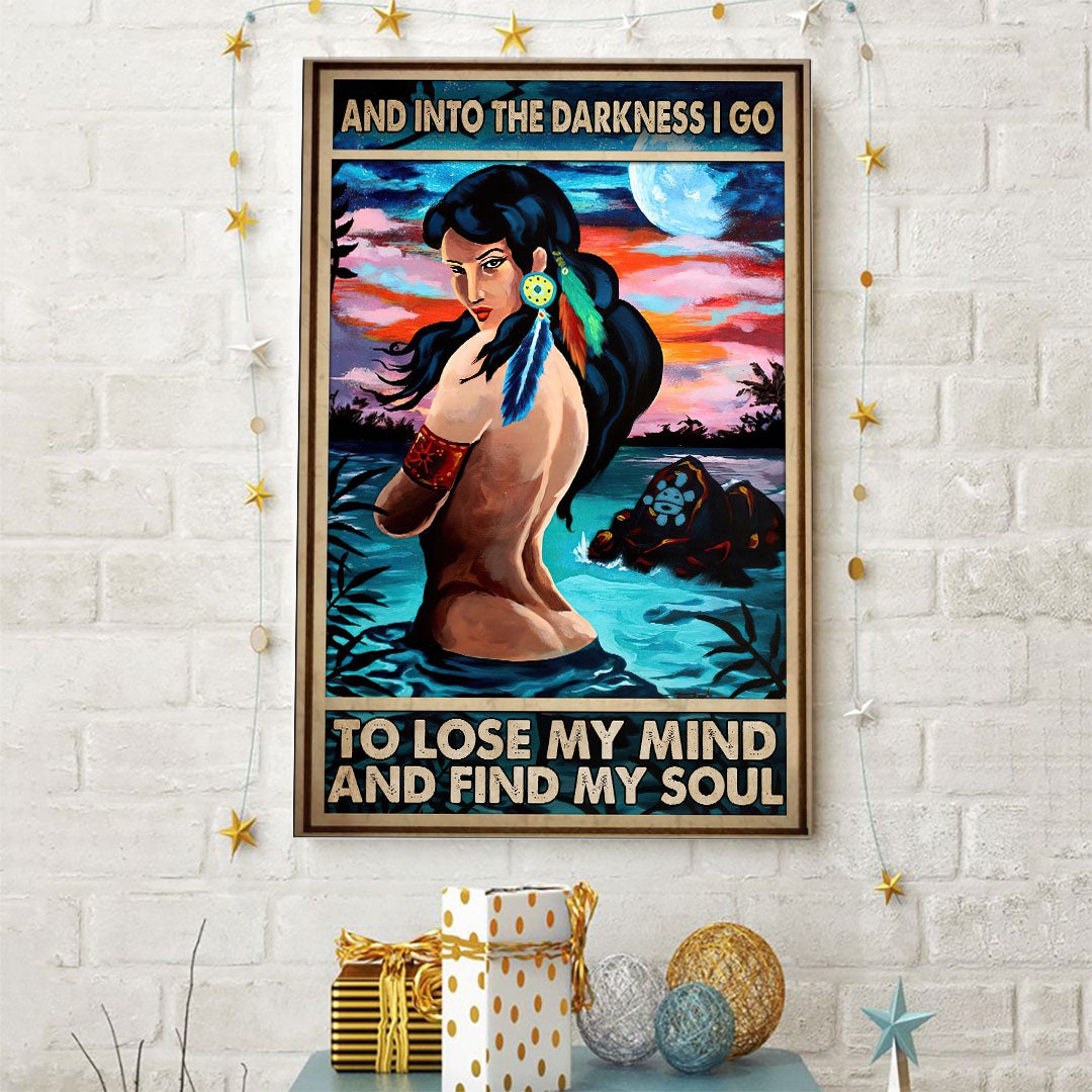 And Into The Darkness - Puerto Rican Poster