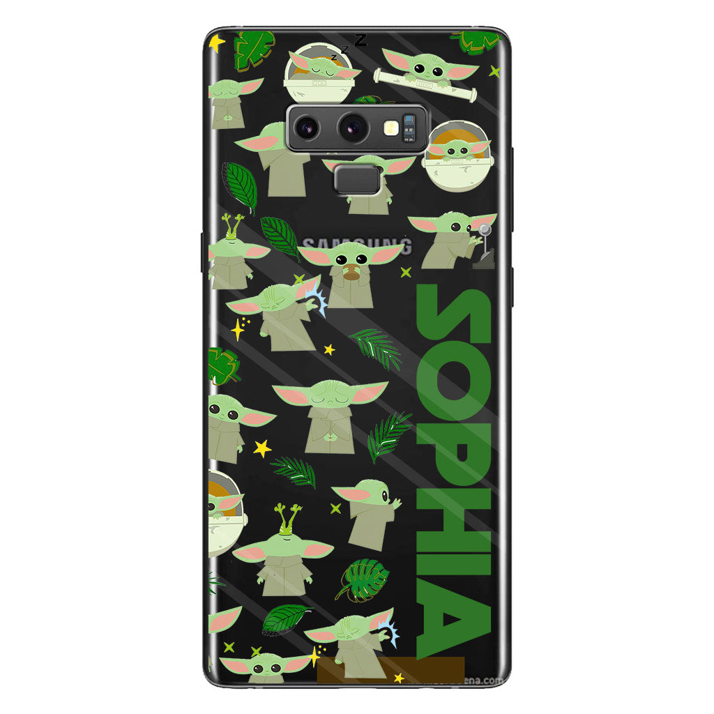 Baby Summer - Personalized The Force Clear Phone Case