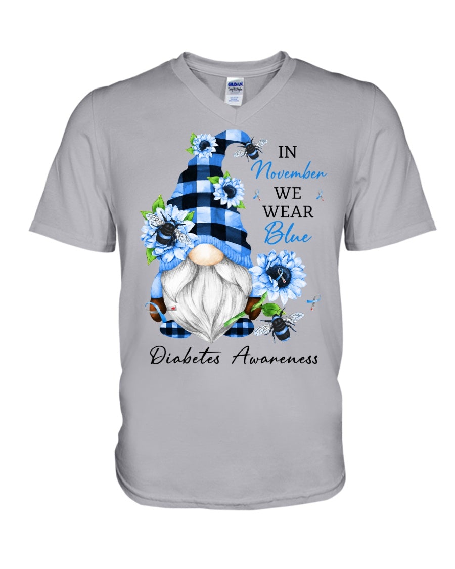 In November We Wear Blue Diabetes Awareness T-shirt and Hoodie 102021