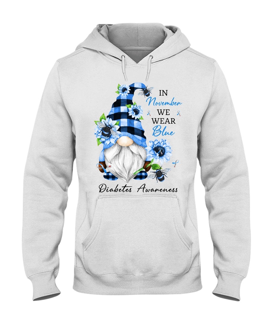 In November We Wear Blue Diabetes Awareness T-shirt and Hoodie 102021