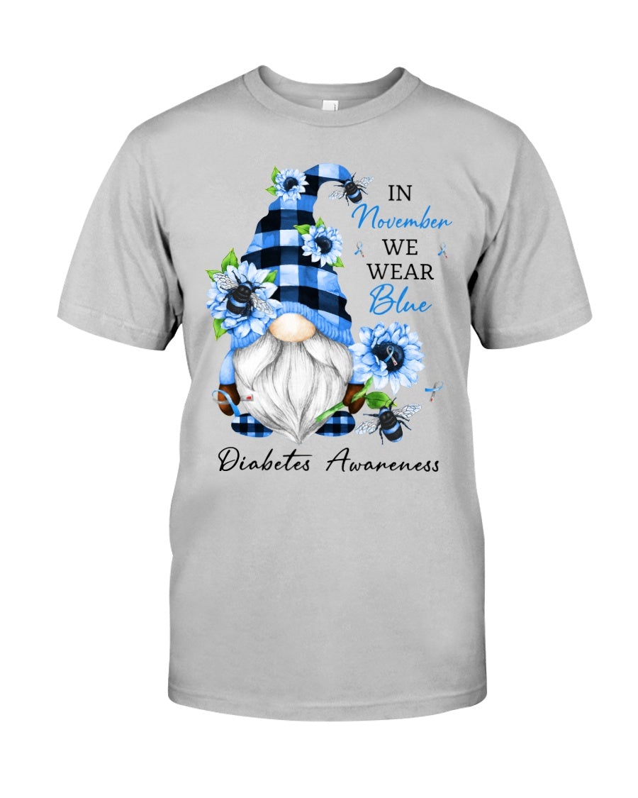 In November We Wear Blue Diabetes Awareness T-shirt and Hoodie 102021