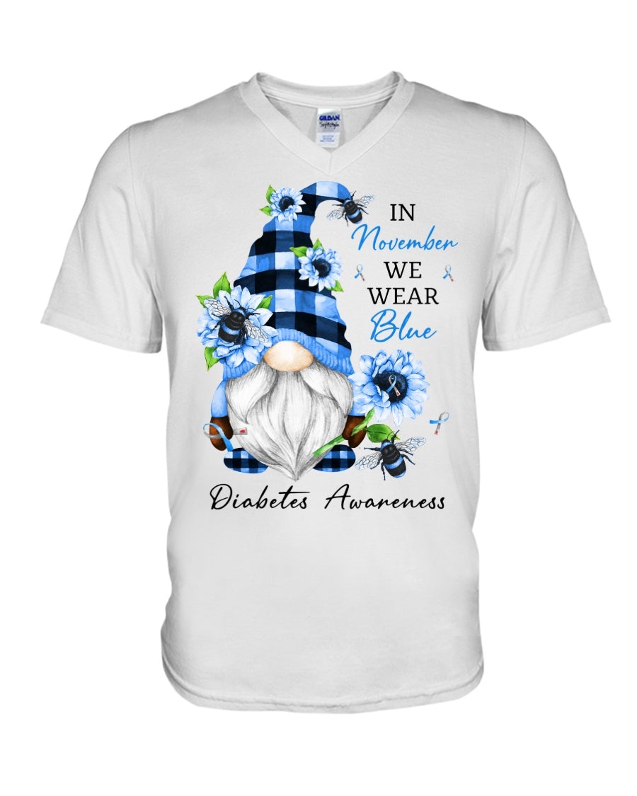 In November We Wear Blue Diabetes Awareness T-shirt and Hoodie 102021