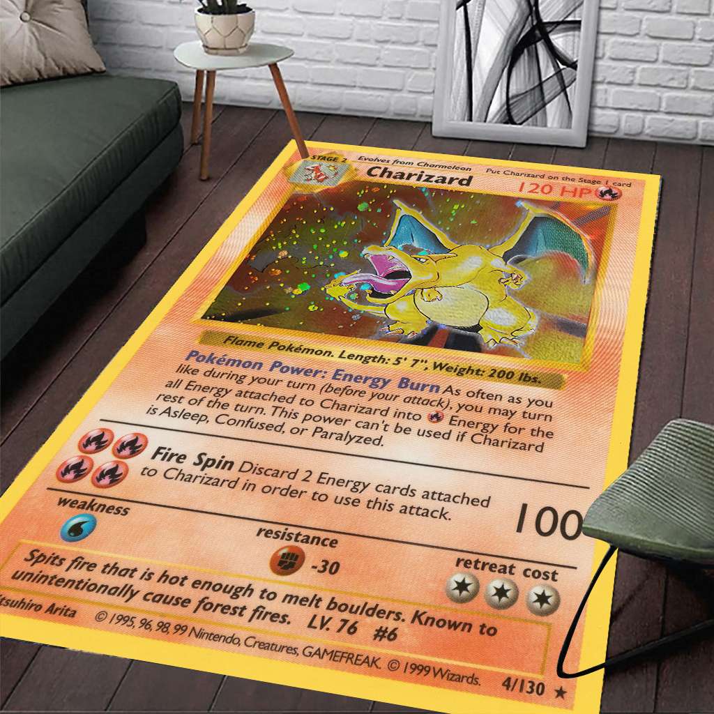 Fire Dragon Monster Trainer Rug 0223