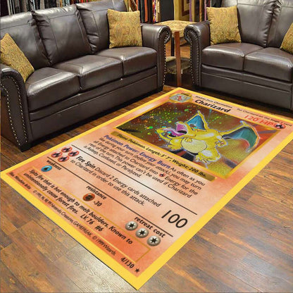 Fire Dragon Monster Trainer Rug 0223