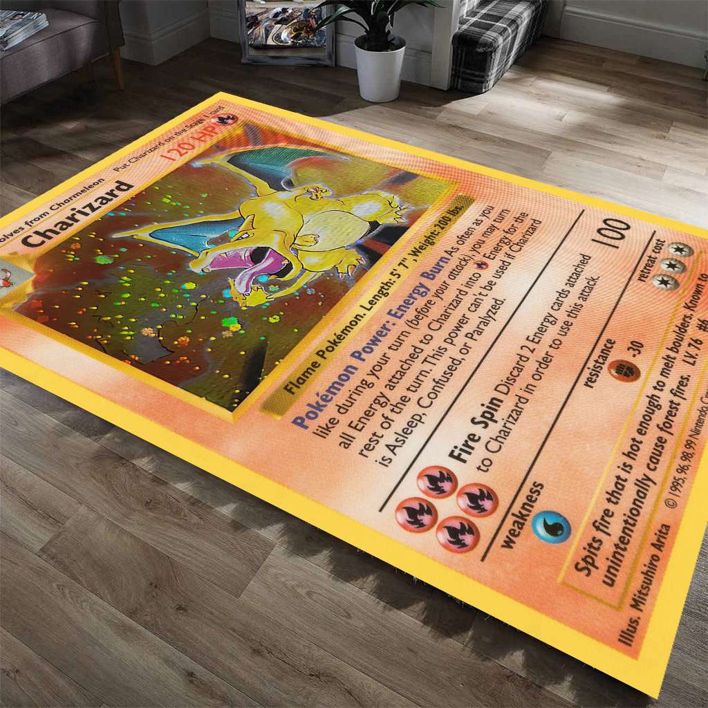 Fire Dragon Monster Trainer Rug 0223