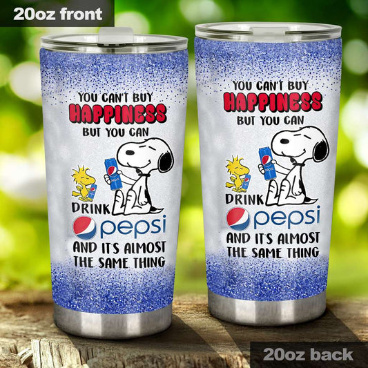 Happiness - Blue Soft Drink Tumbler 0323