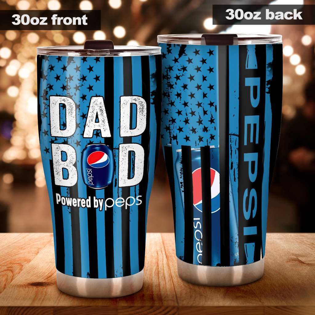 Dad Bob - Blue Soft Drink Tumbler 0323