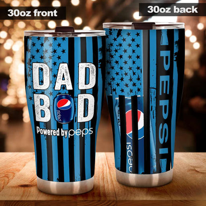 Dad Bob - Blue Soft Drink Tumbler 0323