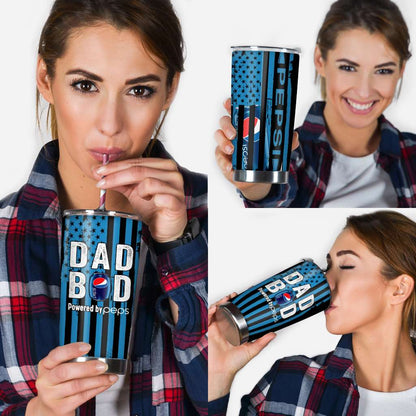 Dad Bob - Blue Soft Drink Tumbler 0323