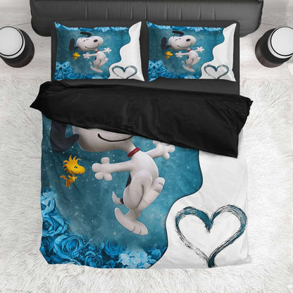 Blue Flower Bedding Set 0523