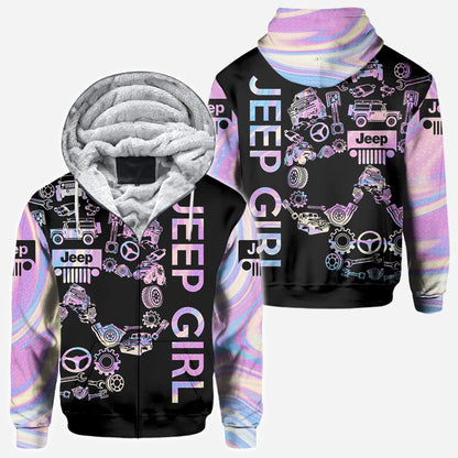 Pink Floral Skull Car All Over Shirt 0523