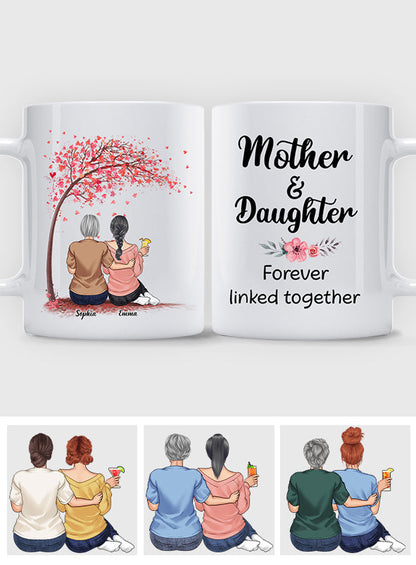 Forever Linked Together - Personalized Mother's Day Mother Mug