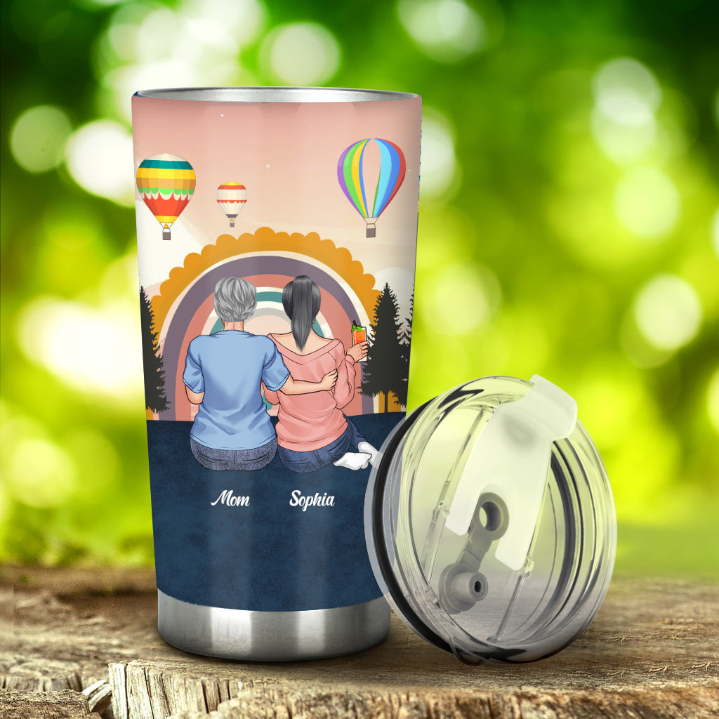 Mother And Daughter Linked Together - Personalized Mother's Day Mother Tumbler