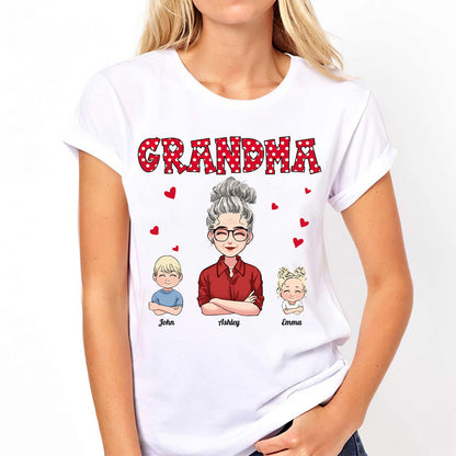 Grandma/ Mother And Kids - Personalized Mother's day Mother T-shirt and Hoodie