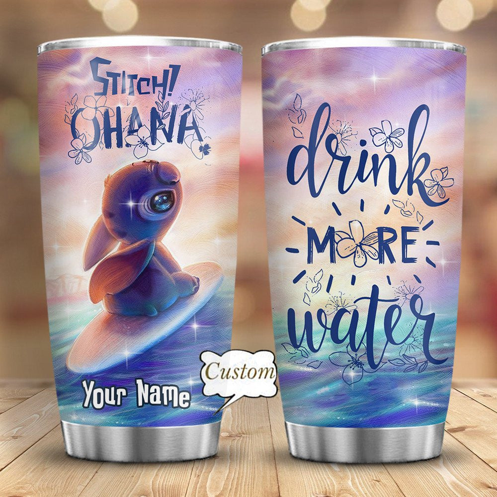 Drink More Water - Personalized Ohana Tumbler 0523