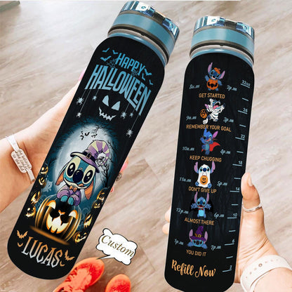 Halloween Mode - Personalized Ohana Water Tracker Bottle 0523