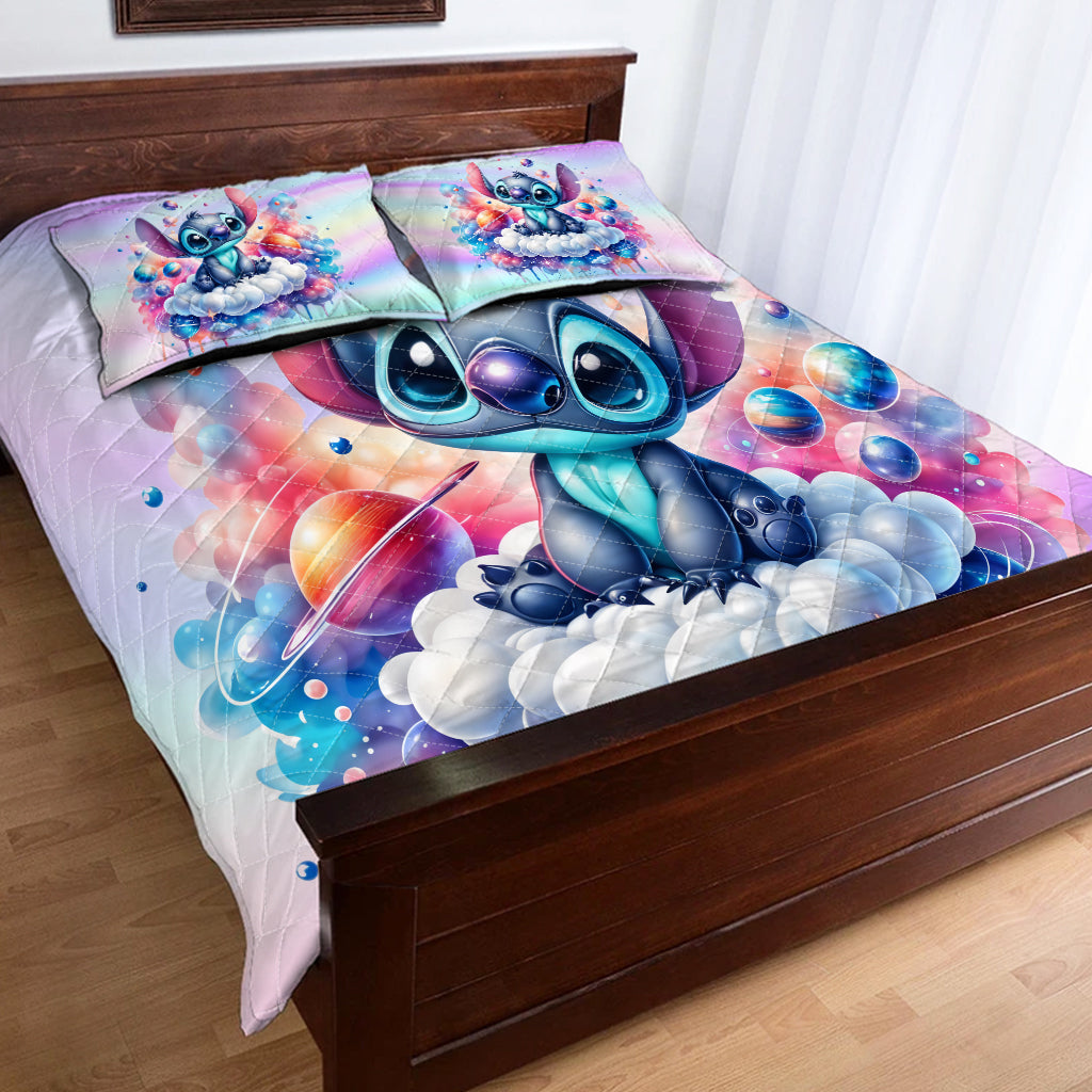 Galaxy Ohana Sweet Dreams - Personalized Ohana Quilt Set