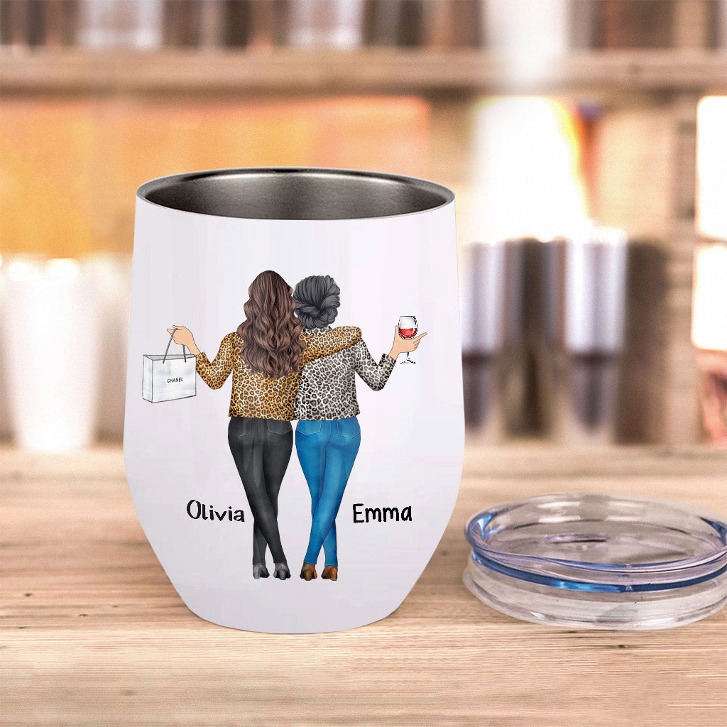 Like Mother Like Daughter - Personalized Mother's Day Mother Wine Tumbler