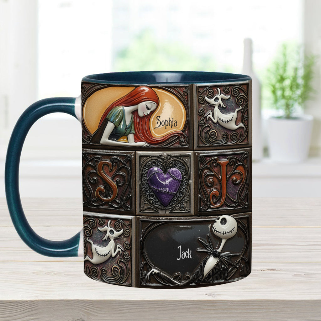 We're Simply Meant To Be - Personalized Nightmare Accent Mug