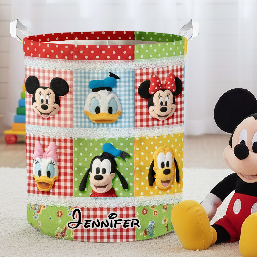 Merry Christmas - Personalized Mouse Storage Basket
