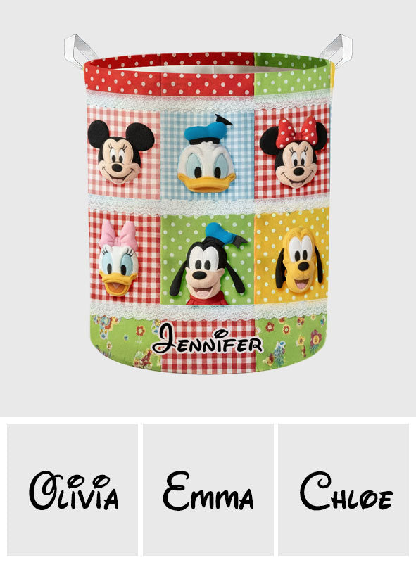Merry Christmas - Personalized Mouse Storage Basket