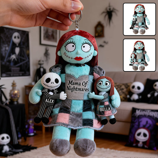 Mother Of Nightmares - Personalized Nightmare Plush Keychain