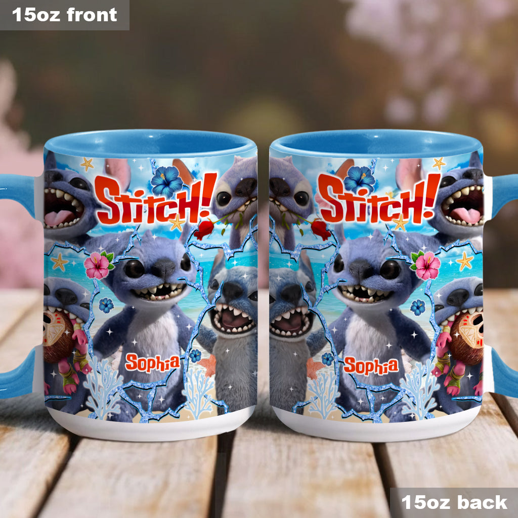 Ohana Means Family - Personalized Ohana Accent Mug