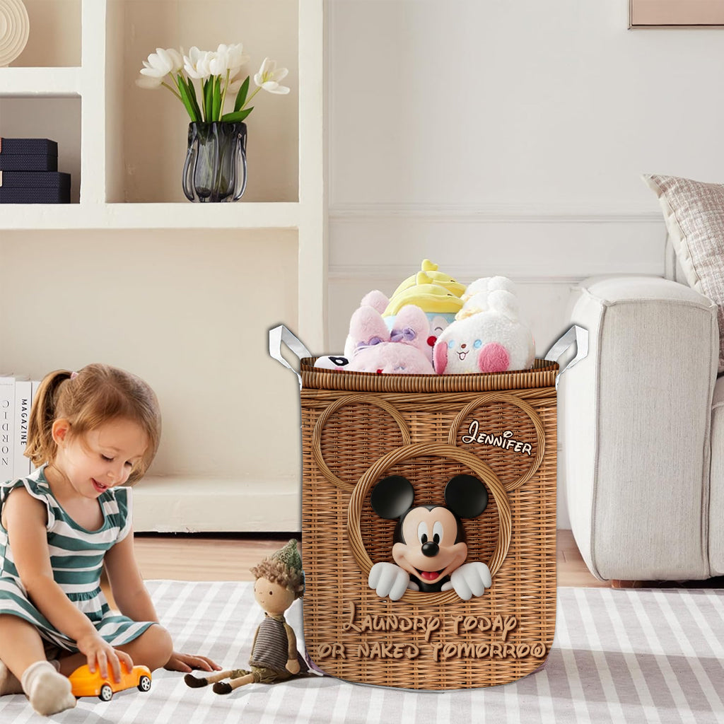 Laundry Today - Personalized Mouse Storage Basket