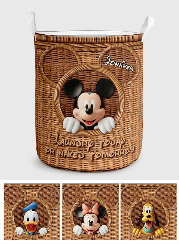 Laundry Today - Personalized Mouse Storage Basket