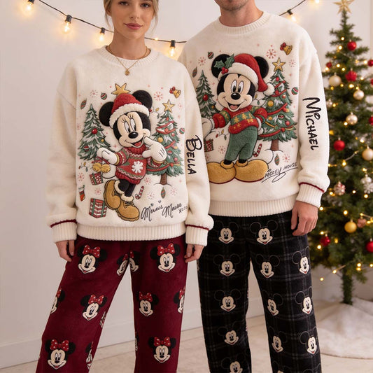 You & Me We Got This - Personalized Mouse Fleece Lounge Set