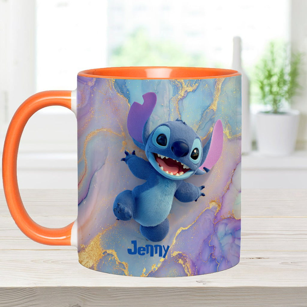 Ohana Marble Style - Personalized Ohana Accent Mug