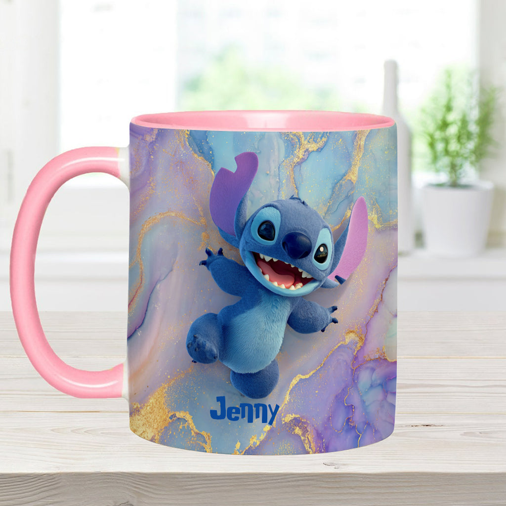 Ohana Marble Style - Personalized Ohana Accent Mug