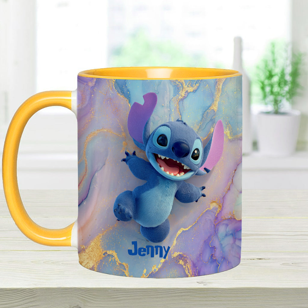 Ohana Marble Style - Personalized Ohana Accent Mug