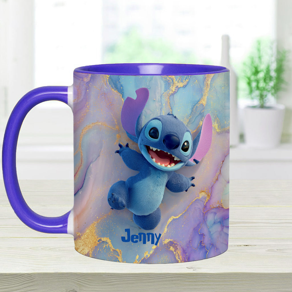 Ohana Marble Style - Personalized Ohana Accent Mug