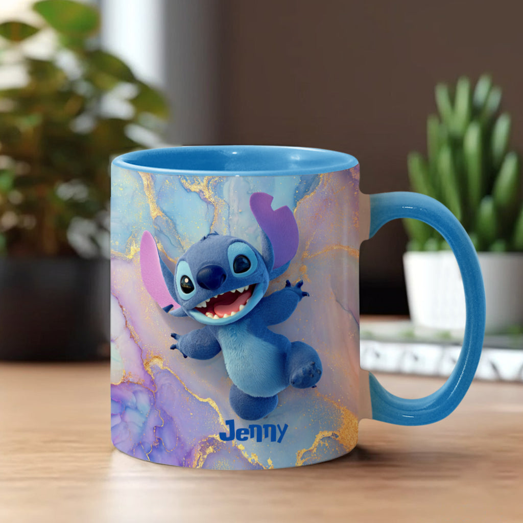 Ohana Marble Style - Personalized Ohana Accent Mug