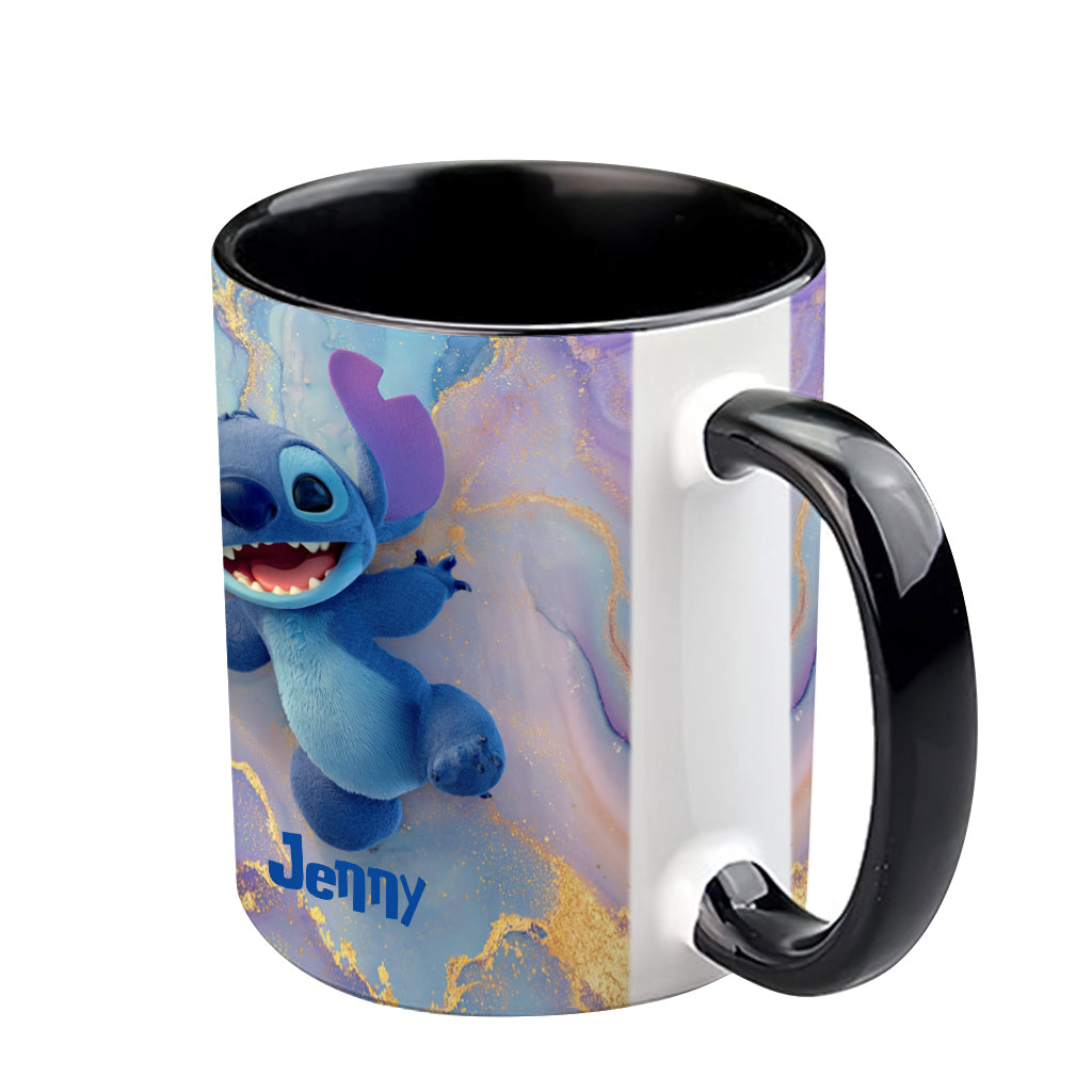 Ohana Marble Style - Personalized Ohana Accent Mug